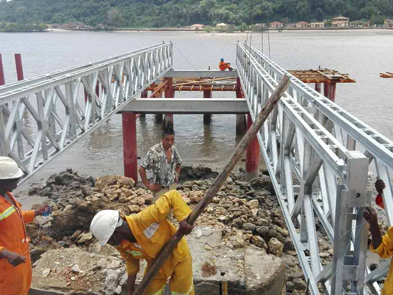 Paano masigurado na maihatid at mai-install nang maayos ang tulay (12)